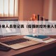 疫情外来人员登记表（疫情防控外来人登记表）
